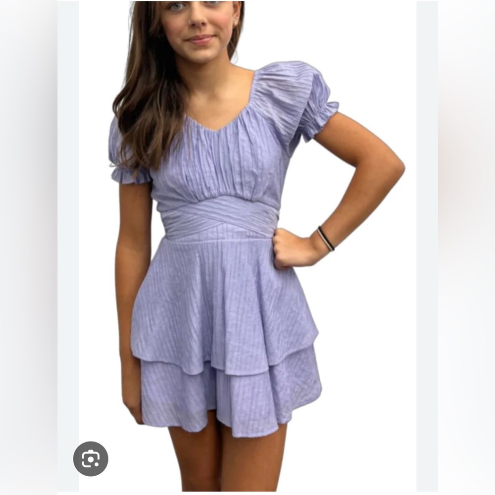 Katie J NYC Lavender Kids Casual Dress